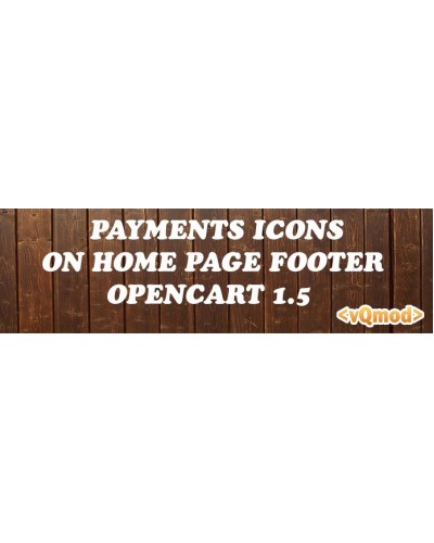 Payments Icons On Home Page Footer